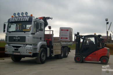 Levering bouwmaterialen